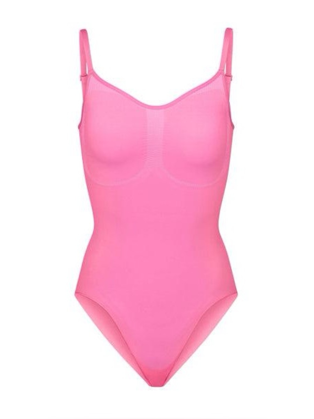 SKIMS Seamless Sculpt Brief Bodysuit Neon Orchid Pink L/XL